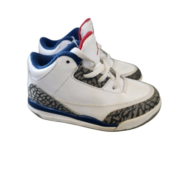 Air Jordan 3 Retro True Blue (Toddler 9C) - Picture 1 of 6